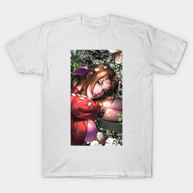 Aerith Gainsborough in Guarden T-Shirt by Clifficus